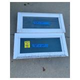 PAIR OF 31' X 15' WINDOWS
