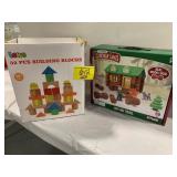 LINCOLN LOGS, BUILDING BLOCKS SET
