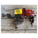 2 SMALL METAL VISES