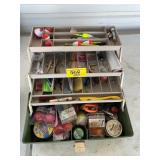 PLANO TACKLE BOX FULL OF CONTENTS