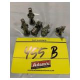 GROUP OF METAL SIMPSONS MONOPOLY PIECES