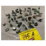 GROUP OF METAL MONOPOLY PIECES