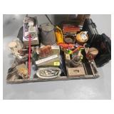 PRINCE ALBERT CAN, BRIEFCASES, DEER DECANTER,