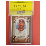 2007 TOPPS, 26 OF 50, DICK PEREZ, JIM EDMONDS, ST