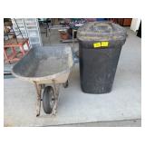 PLASTIC WHEEL BARROW, PLASTIC TRASHCAN