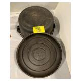 GRISWOLD CAST IRON DUTCH OVEN #10 W/ GRISWOLD
