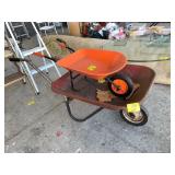 2 METAL WHEEL BARROWS