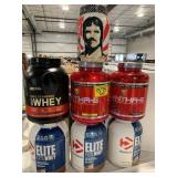 7 JUGS OF WHEY PROTEIN OF ALL BRANDS & FLAVORS