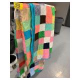 MACHINE STITCHED MCM POLYESTER PATCHWORK QUILT