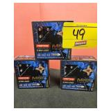 (3) BOXES NORMA MHP 9MM LUGER, 108 GR