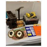 EAST ST LOUIS BOOKS, SEWING DRAWERS, 2 VCRS,