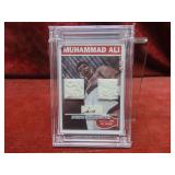 Muhammad Ali 22/39 jersey fusion card.