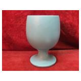 Vintage McCoy pottery silhouette goblet vase.