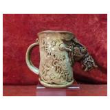1971 Rumph Democrat Donkey pottery mug.