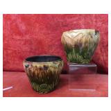 (2)Robinson Ransbottom planter pots. Art deco