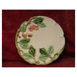 Czechloslovakia Majolica charger plate.