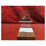 L&J Oil & Gas Lucite advertising paperweight.
