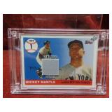 Mickey Mantle 2022 Jersey Fusion baseball card.