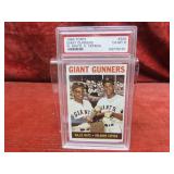 1964 Topps Giant Gunners Willie Mays baseball card
