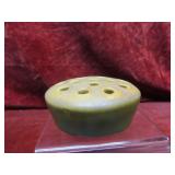 Roseville pottery flower frog.