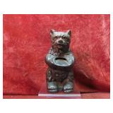 Hubley Cast iron Honey pot bear still bank.