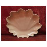 Vintage Catalina Pottery clam shell vase.