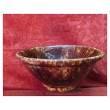 Antique spongeware mixing bowl 10' dia, 4.5' tal