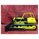Mighty Tonka T-9 Dozer pressed steel toy.