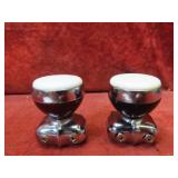 (2)Vintage Hollywood spinner suicide knobs.