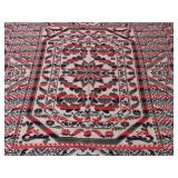 Antique woven Coverlet blanket.