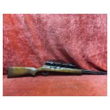 87A Springfield .22 S,l,lr stevens rifle. w/scope.