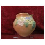 Weller pottery Pansy Blossom vase.