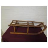 Antique wood runner sled.