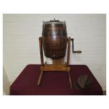 Antique ACME barrel butter churn. w/stand.