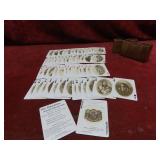 1901 Hawaiian souvenir playing cards Koa wood box.