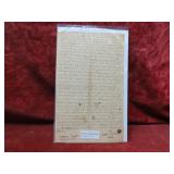 18th Century ephemera Colonial Maryland.