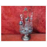 Rogers & Smith Cruet set. Silver plate.