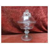 Antique EAPG Gillinder & son pedestal compote