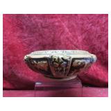 1920's Roseville pottery Florentine brown bowl