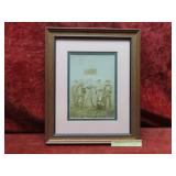 1904 Willow Rifle & gun club photograph framed.