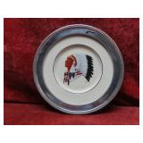California Indians Ladies Trap prize Lenox plate.