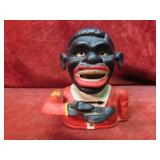 Blank Americana Mechanical cast iron bank.