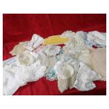 Vintage dollies linen lot.