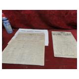 1800's Newspapers paper ephemera.