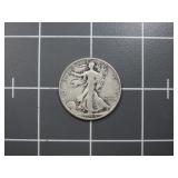 1944S 90% silver Walking Liberty half dollar US co
