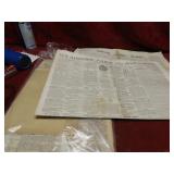 1850's Assorted newspapers paper ephemera
