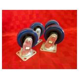 (4)5' swivel casters.