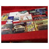 Vintage paper ephemera automobile brochures