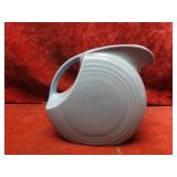 Vintage Periwinkle Fiestaware disc pitcher