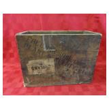 Freeman shoe company wood crate.